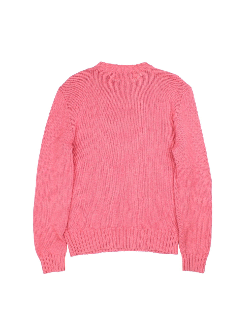 Ralph Lauren Sweater in a pink colourway with classic embroided logo on the front.