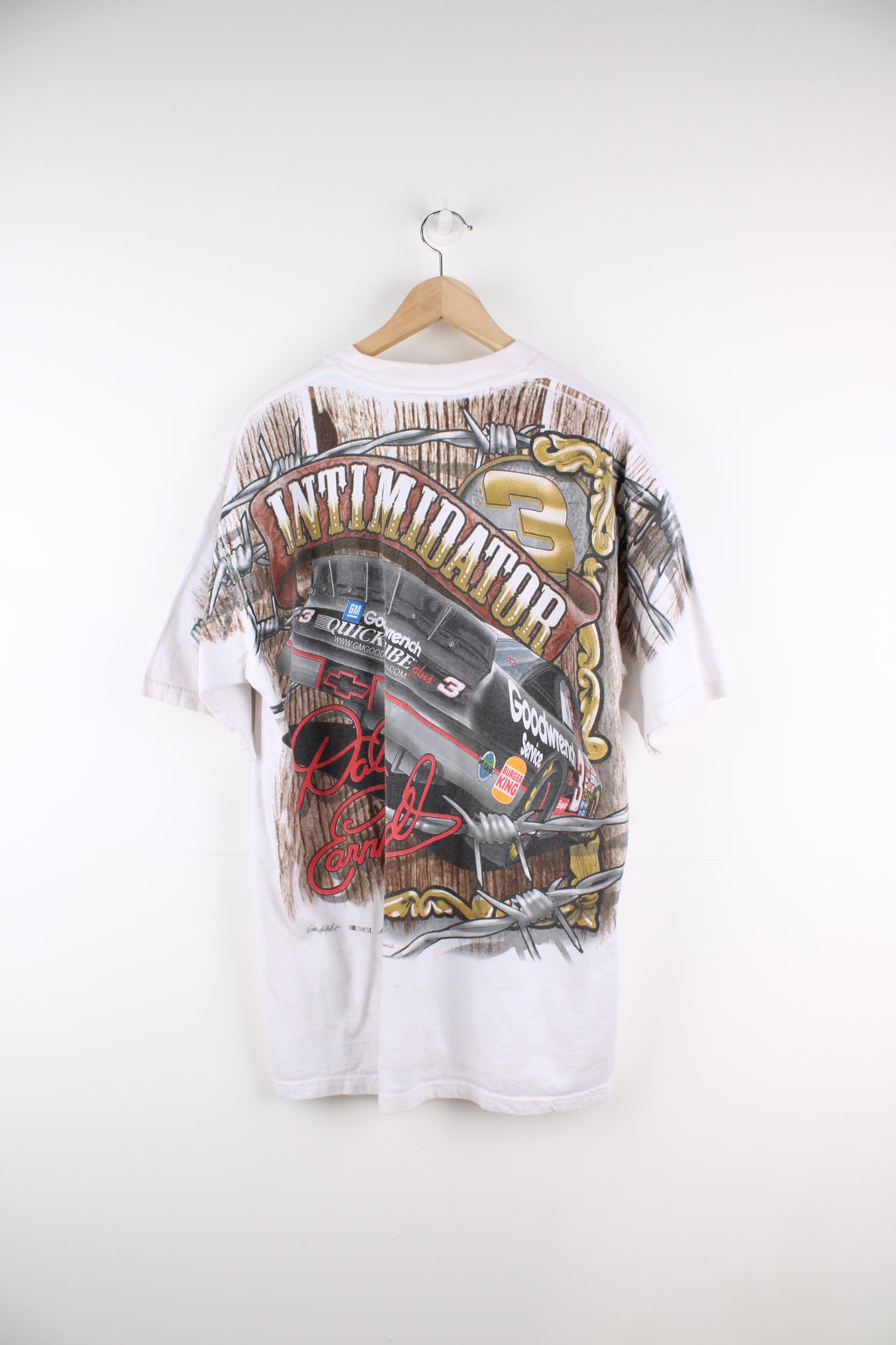 Vintage Dale Earnhardt all over print graphic t-shirt by Chase Authentic&