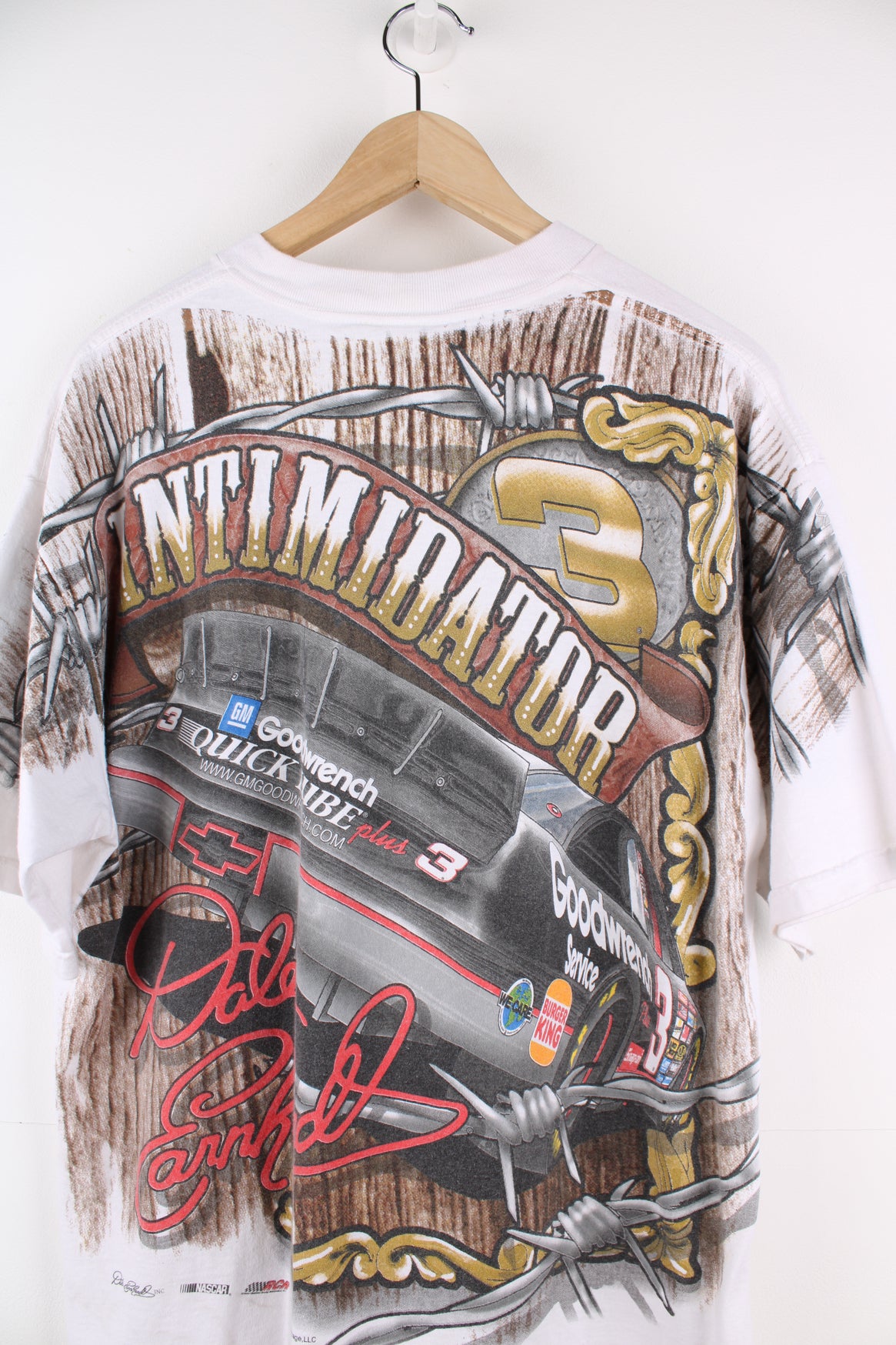 Vintage Dale Earnhardt all over print graphic t-shirt by Chase Authentic&