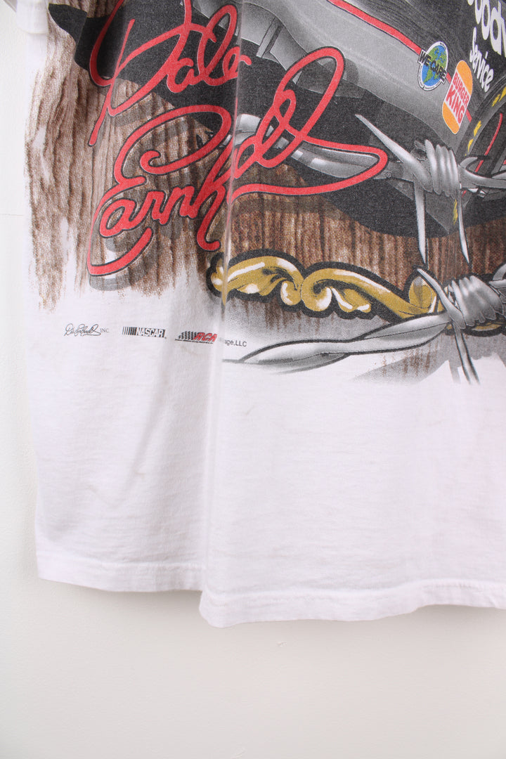 Vintage Dale Earnhardt all over print graphic t-shirt by Chase Authentic's 