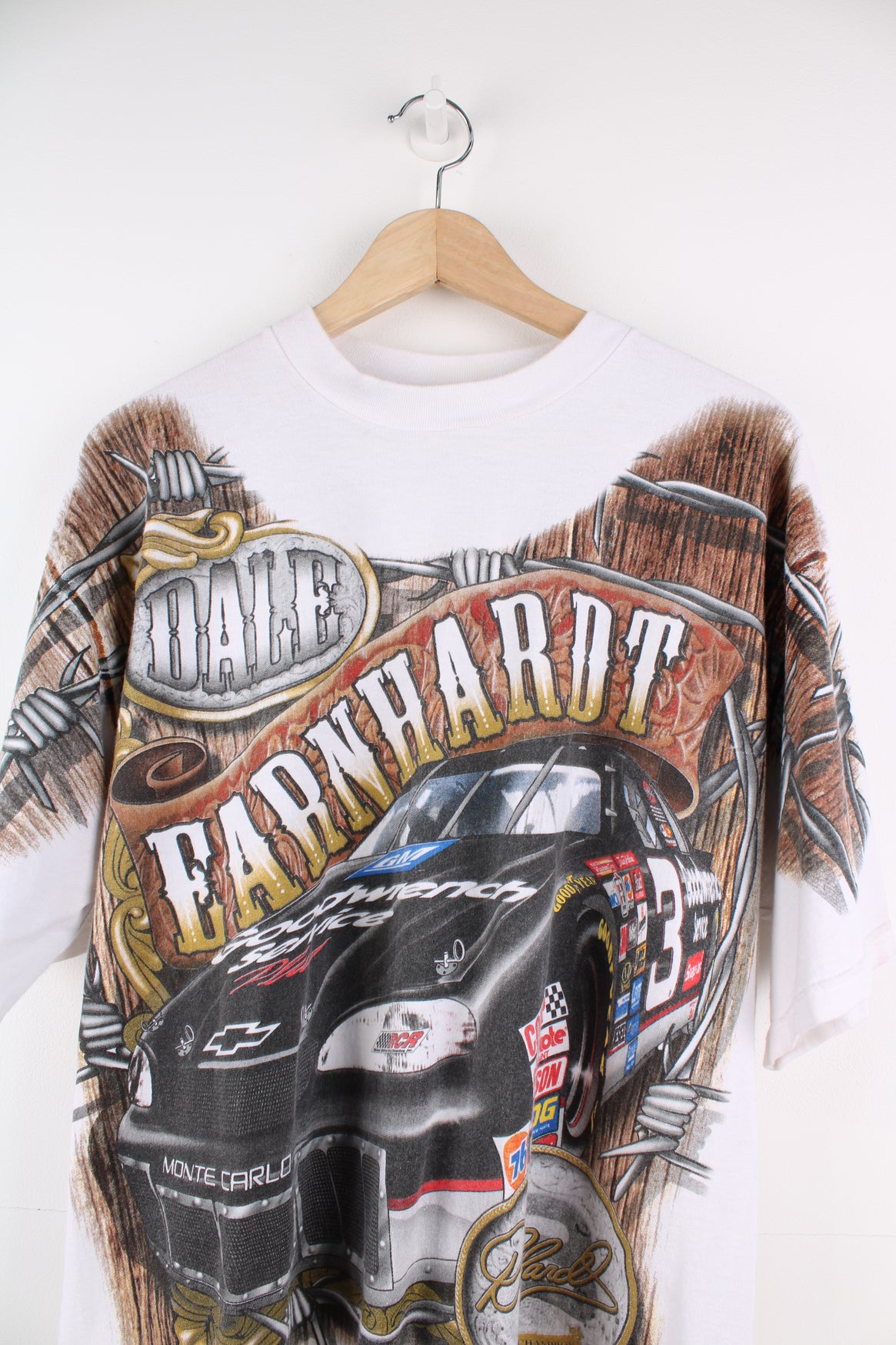 Vintage Dale Earnhardt all over print graphic t-shirt by Chase Authentic&