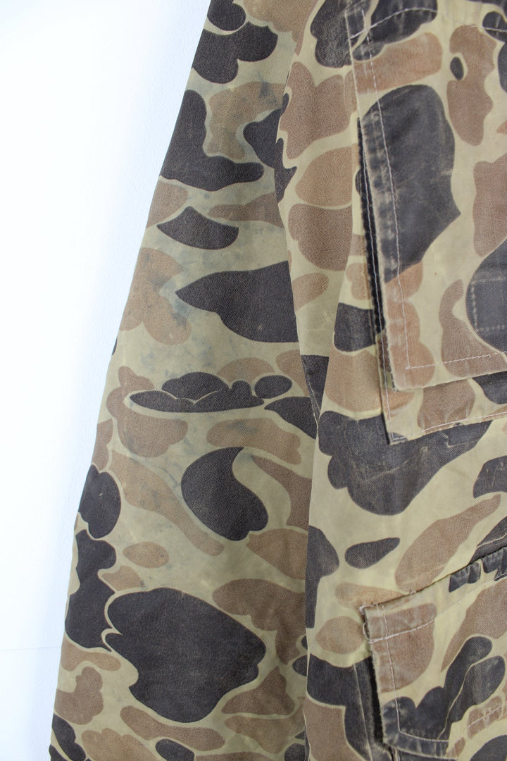 Vintage Columbia camo hooded gore-tex jacket.  