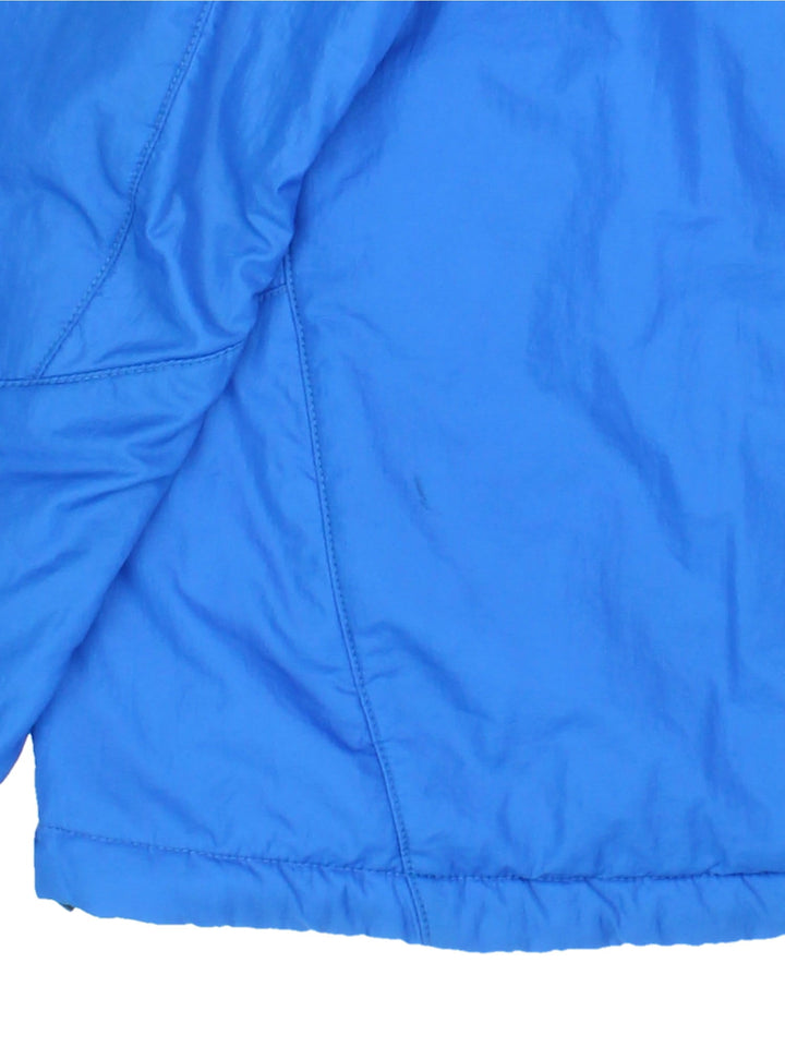 Berghaus Vintage Rannoch Jacket in a blue colourway. Full zip with pockets on front, insulated hydroloft lining, and has the logo printed on the front.