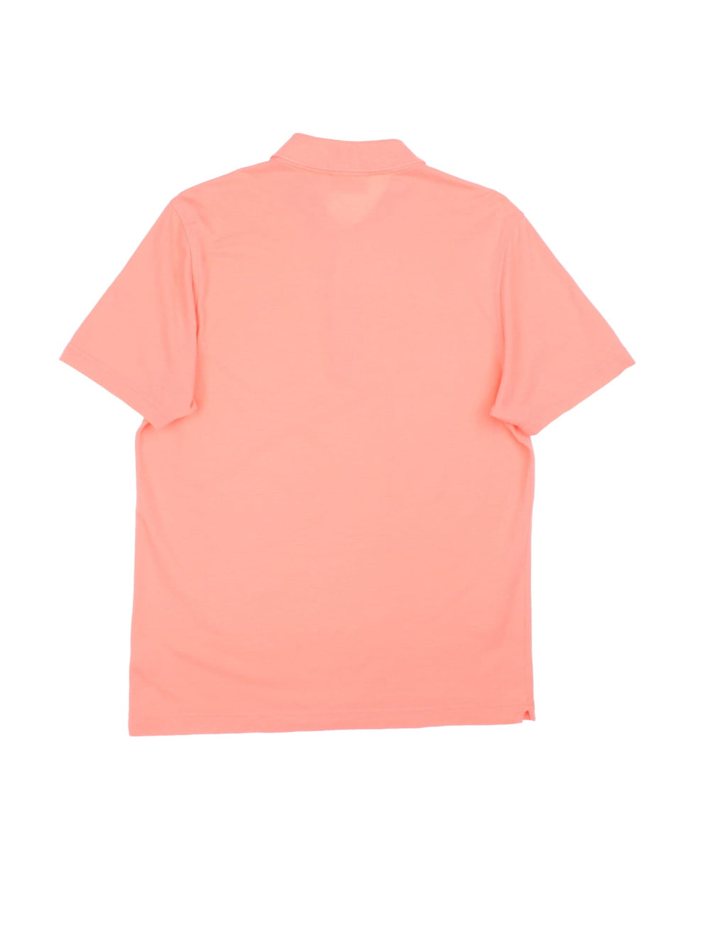 Vintage Lacoste Polo Shirt in a coral pink colourway with, logo embroidered on the front.