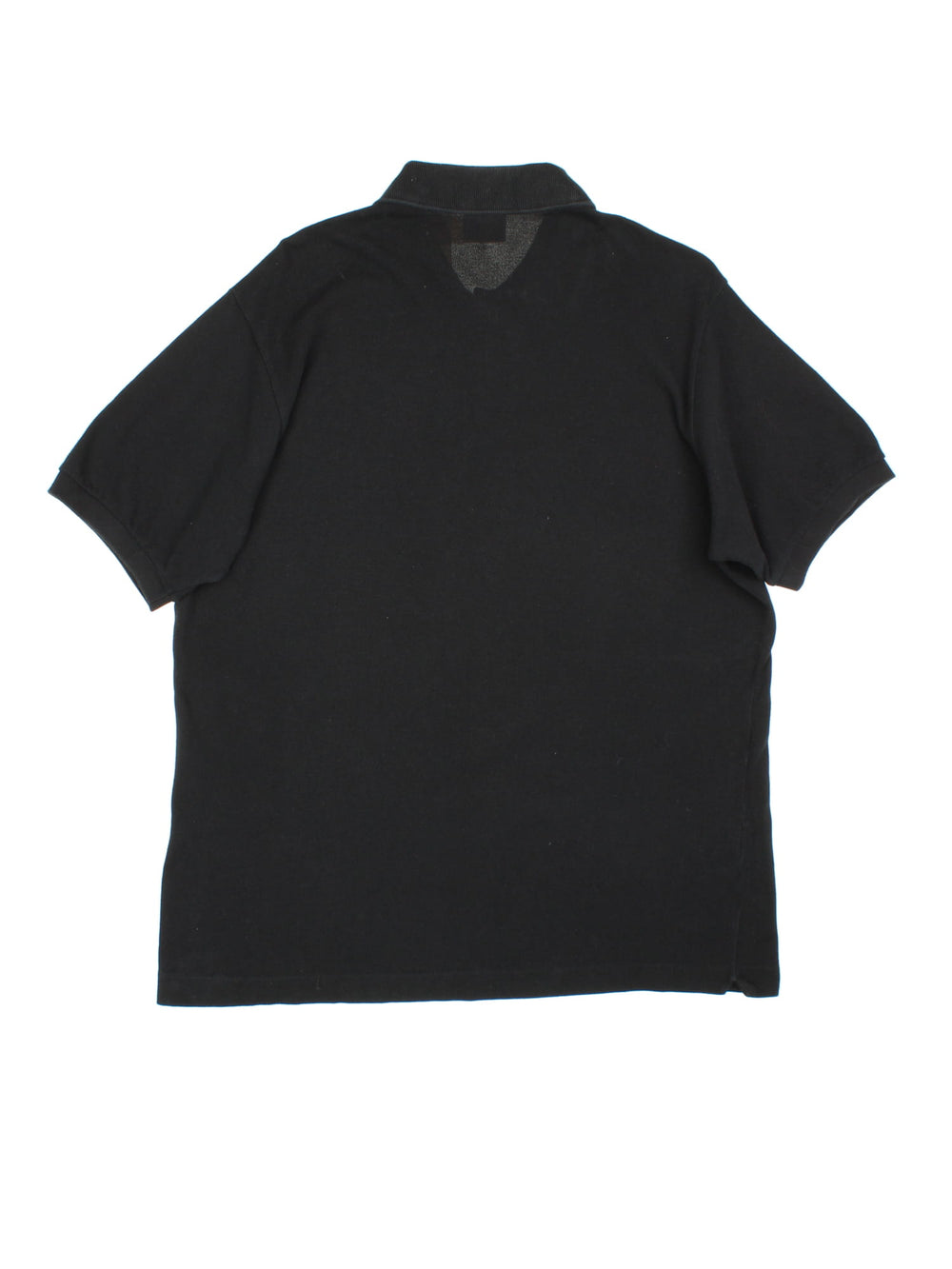 Vintage Lacoste Polo Shirt in a black colourway and has the logo embroidered on the front.