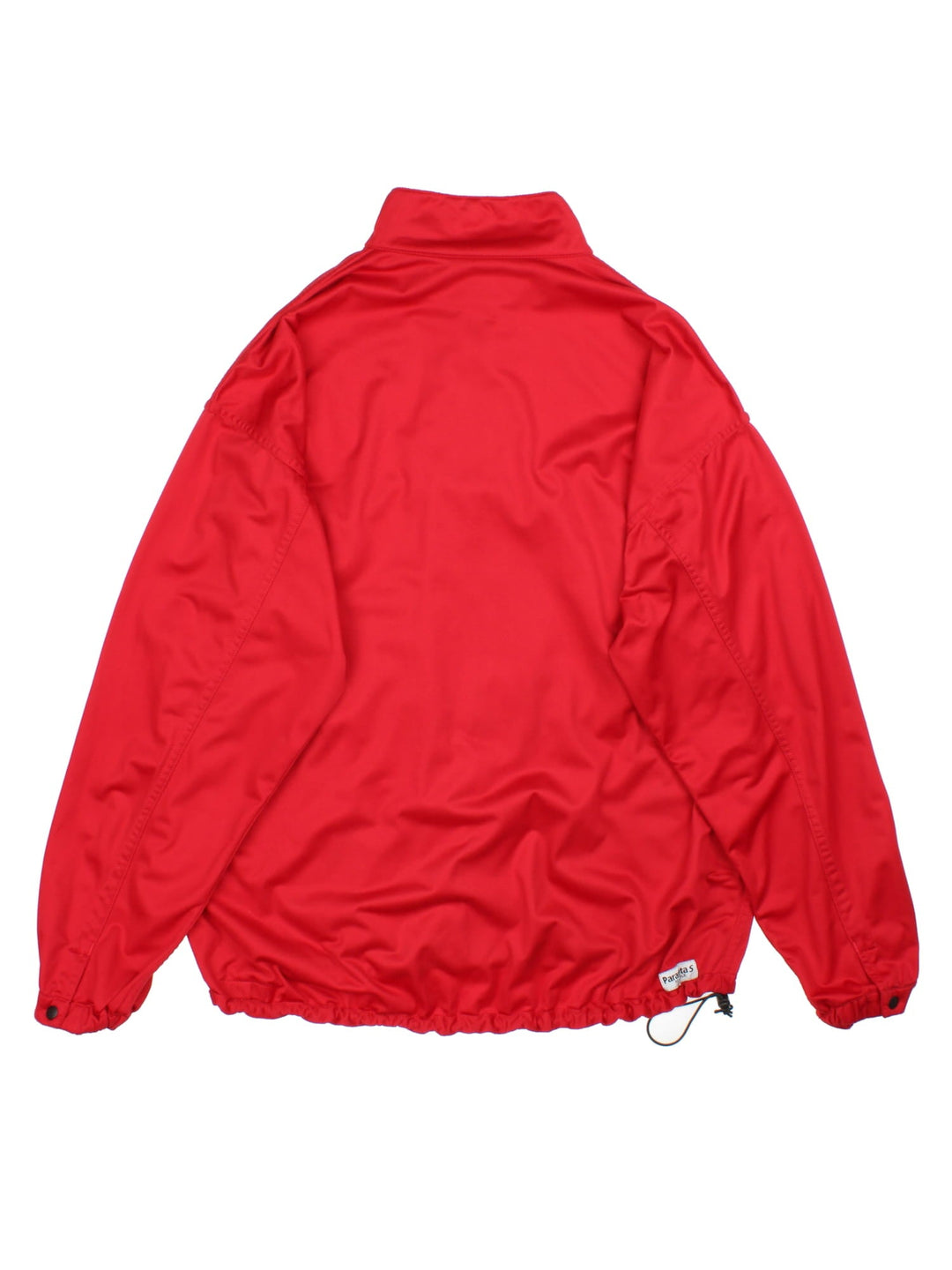 Vintage Paramo Parameta Reversible Fleece in a red colourway, 1/4 zip fastening embroideded patch branding on front and back.