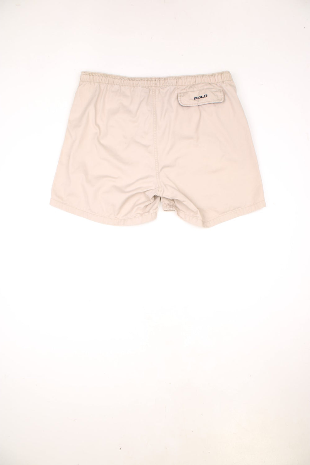 Ralph Lauren Pleated Cotton Shorts in a tanned colourway, has an adjustable waist, pockets and the logo embroidered on the front and back.