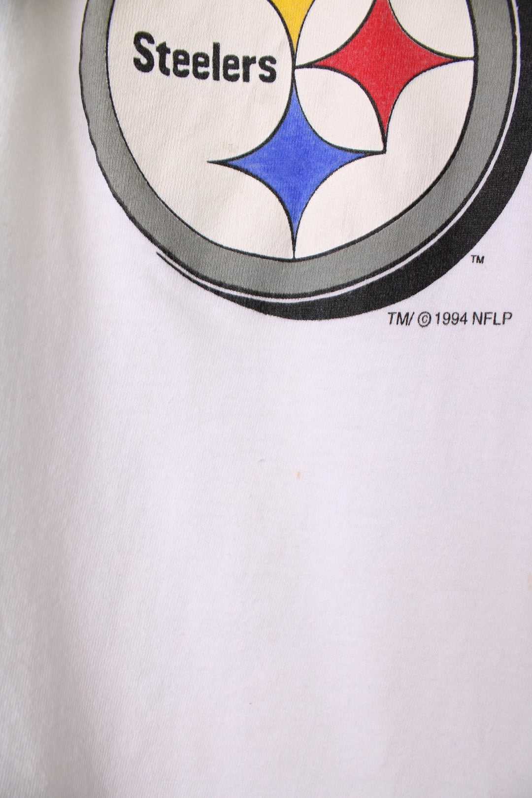 Vintage 1994 Pittsburgh Steelers single stitch T-Shirt with print across the chest.