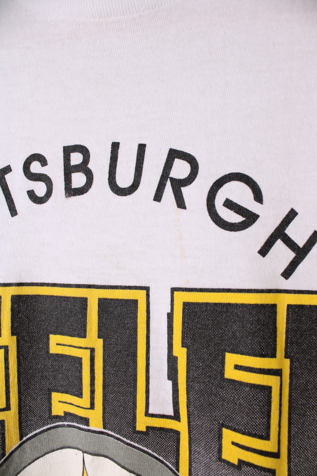 Vintage 1994 Pittsburgh Steelers single stitch T-Shirt with print across the chest.