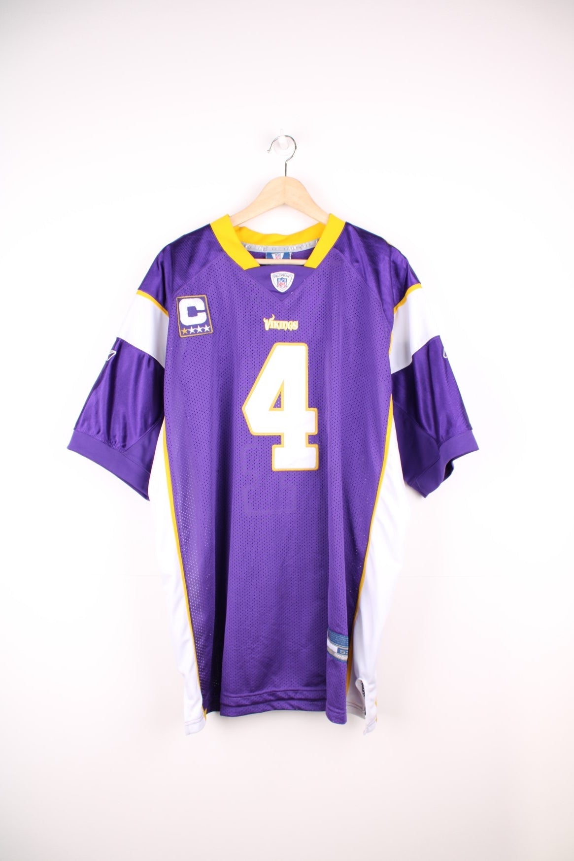 Minnesota Vikings Favre 4 Jersey VintageFolk