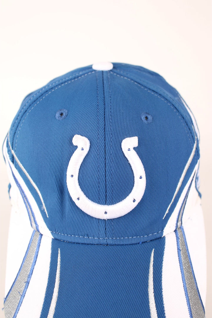 Vintage Indianapolis Colts Reebok Baseball Cap in blue and white.