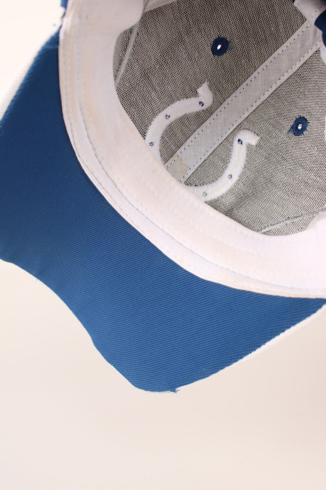 Vintage Indianapolis Colts Reebok Baseball Cap in blue and white.