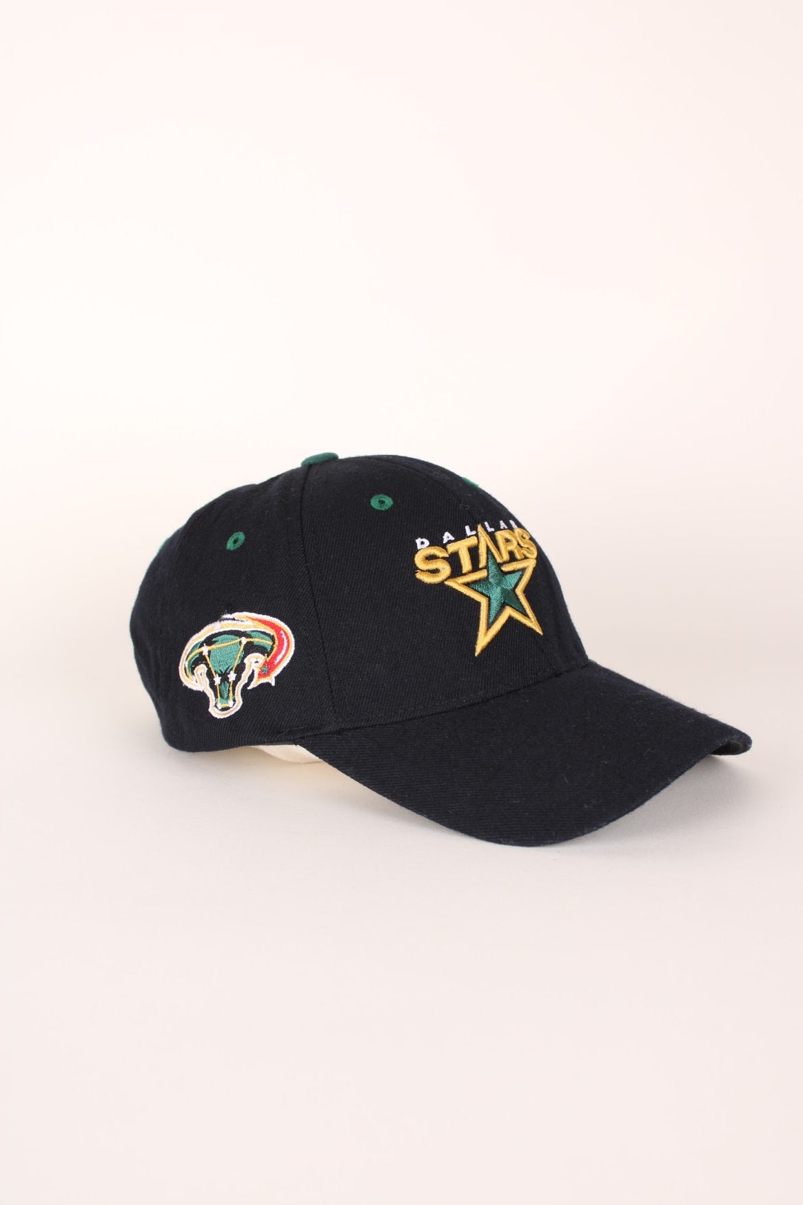 NHL CCM Dallas Stars Baseball Cap with embroidered logo and adjustable velcro strap.