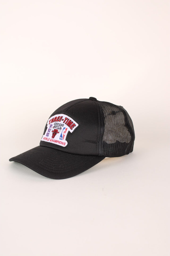 NBA Chicago Bulls Mitchell & Ness cap with adjustable strap on the back.