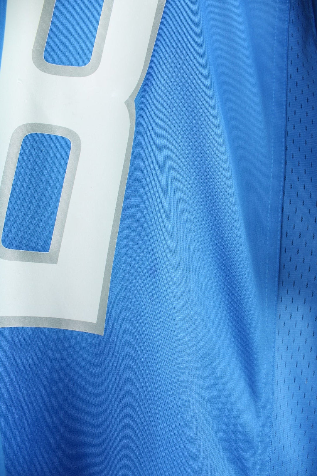 Nike Detroit Lions NFL Hockenson jersey in blue with grey accents, printed logos and 88 on the front and back. 