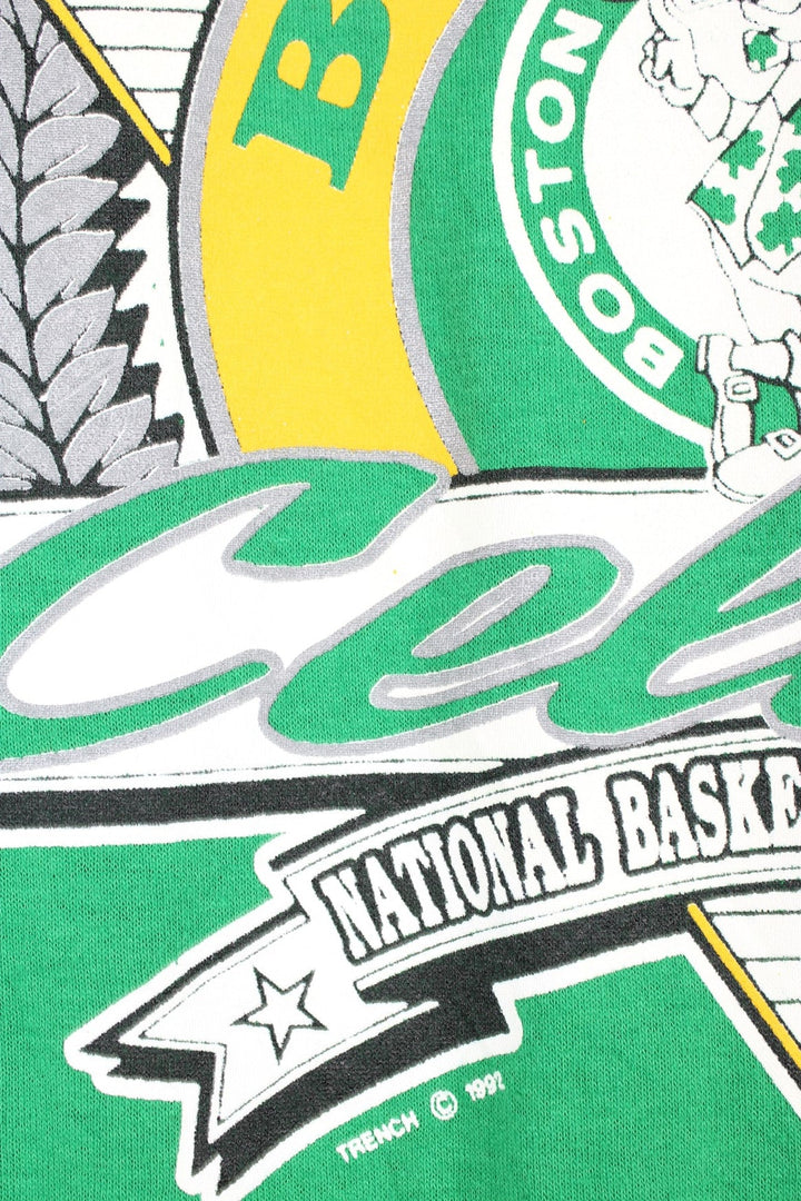 1992 Boston Celtics NBA T-Shirt in a green colourway with the team logo and spell out printed on the front. 