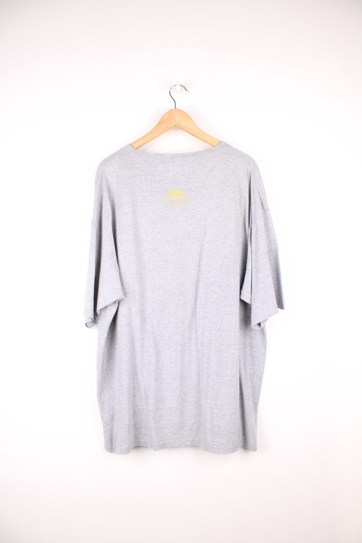 1998 US Open Starter T-Shirt in a grey colourway with the spell out logo printed across the front. 