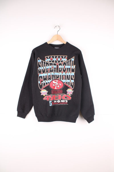San Francisco 49ers sweatshirt with large graphic print on the front.