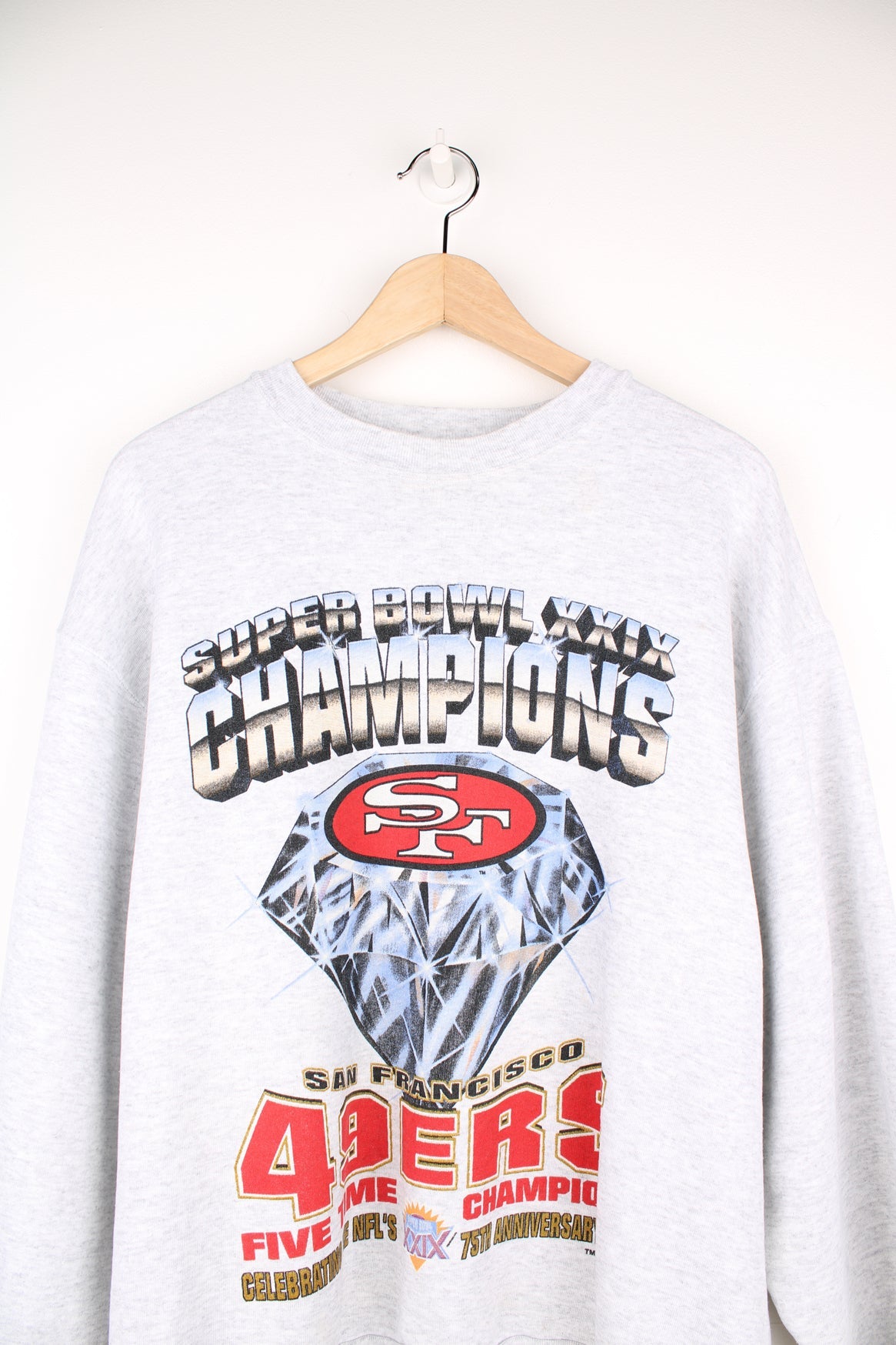 Vintage 1994 San Francisco 49ers x  Super Bowl XXIX Champions grey crewneck sweatshirt by Starter