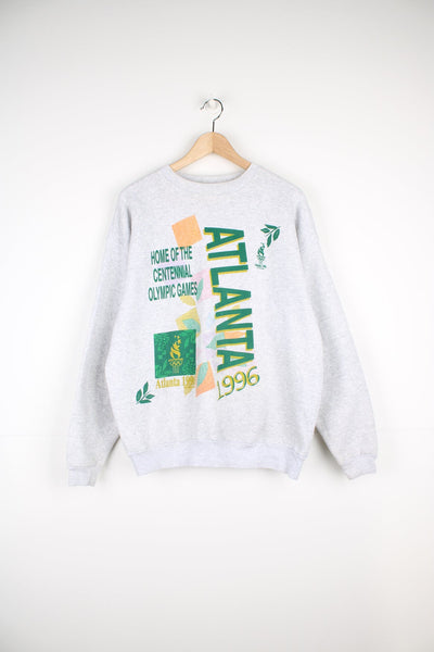 Summer Olympic Games 1996 Atlanta sweatshirt with large print on the front. 