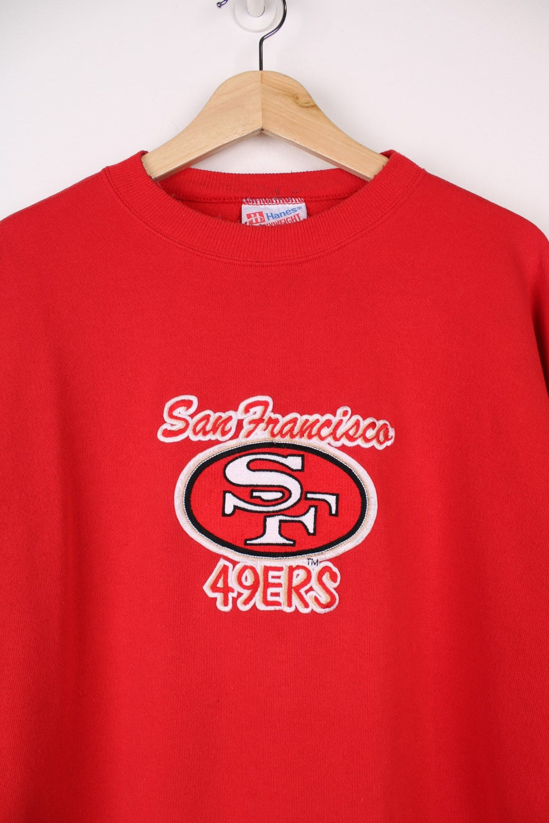 Vintage San Francisco 49ers  Sweatshirt in a  colourway with the team spell out logo embroidered on front.