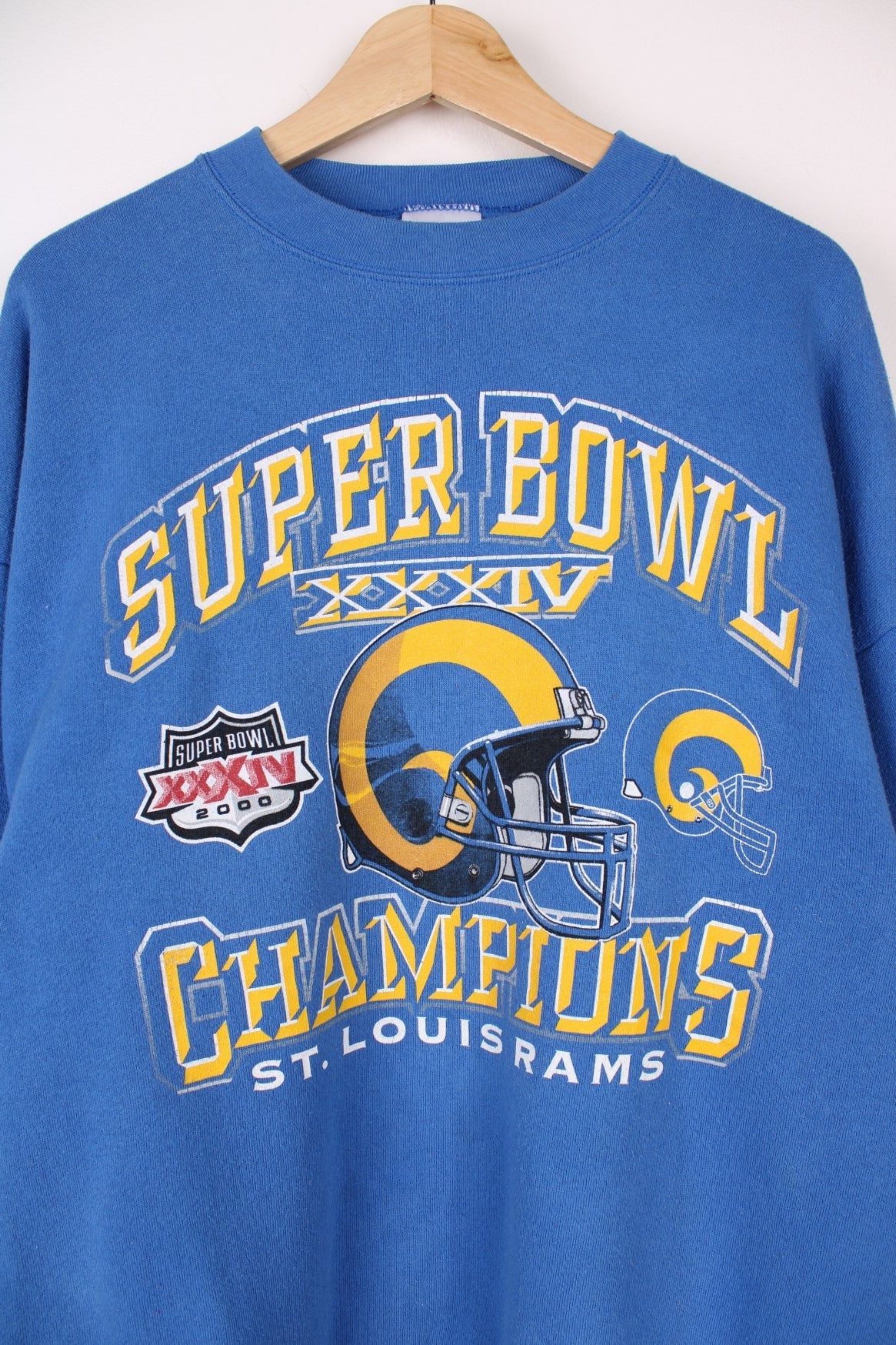 Rams super bowl sweatshirt hotsell