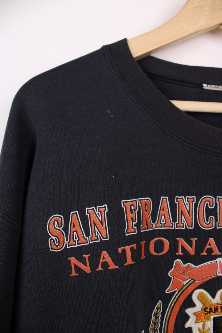 Vintage 1991 San Francisco Giants  Sweatshirt in a  colourway with the team logo and spell out printed on front.