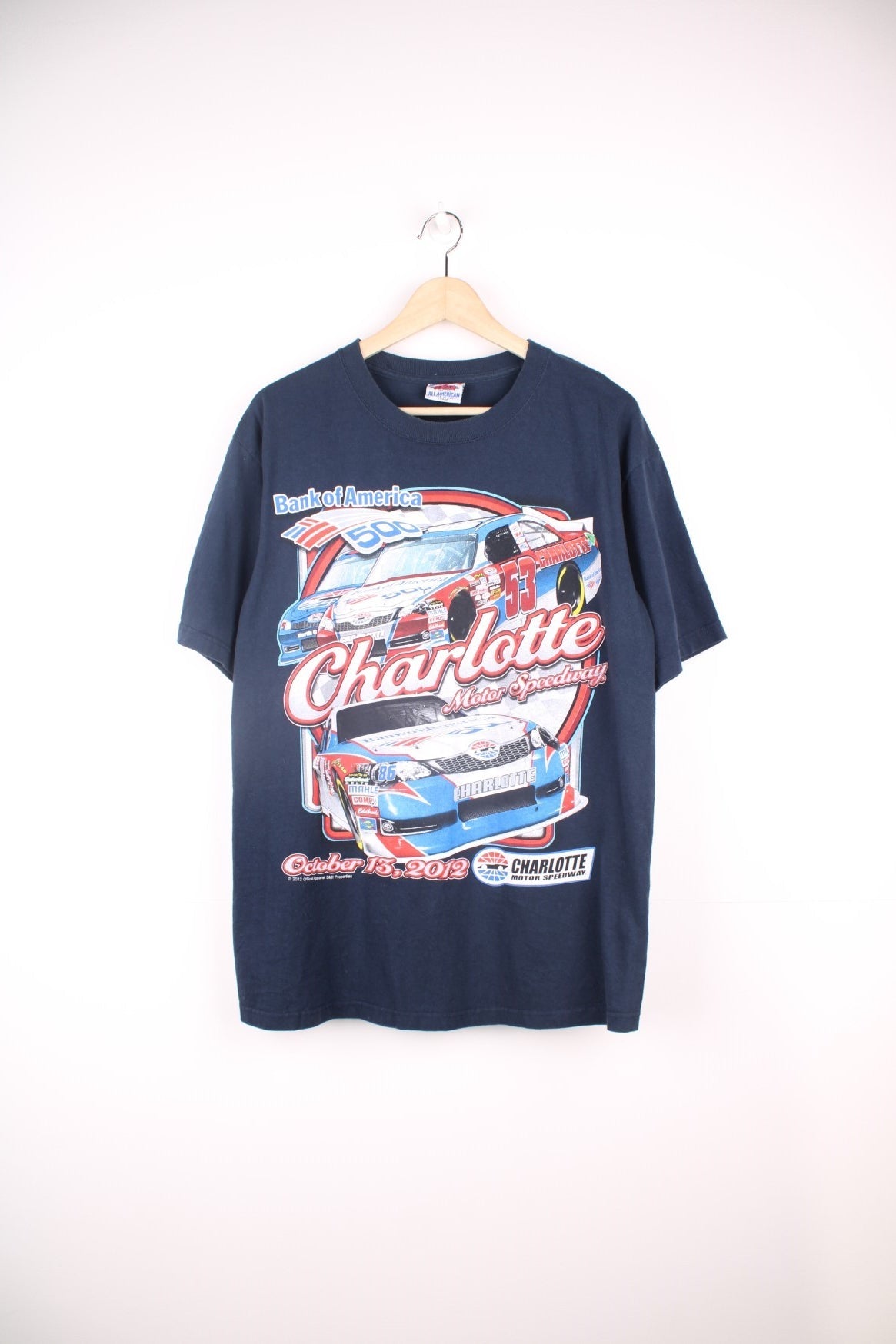 2012 Charlotte Motor Speedway graphic T-Shirt.