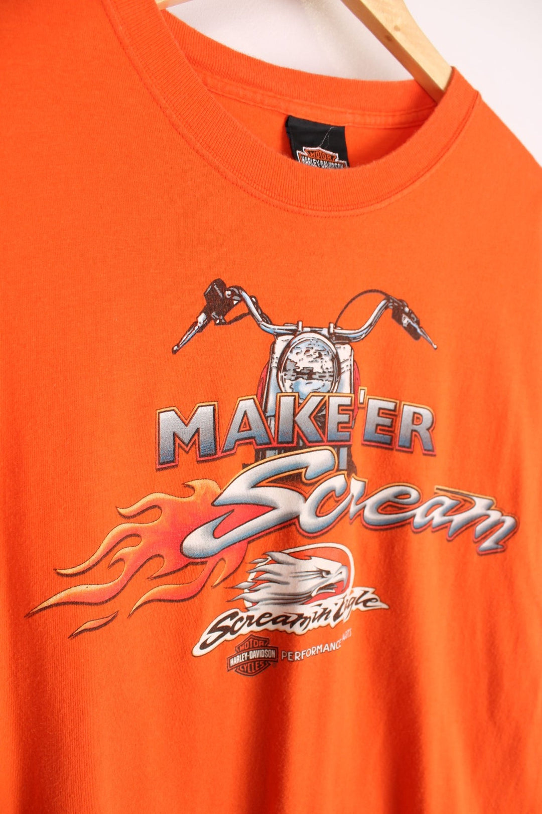  Screamin Eagle T-Shirt in a  colourway with the spell out logo printed on the front and on the back a big graphic print.