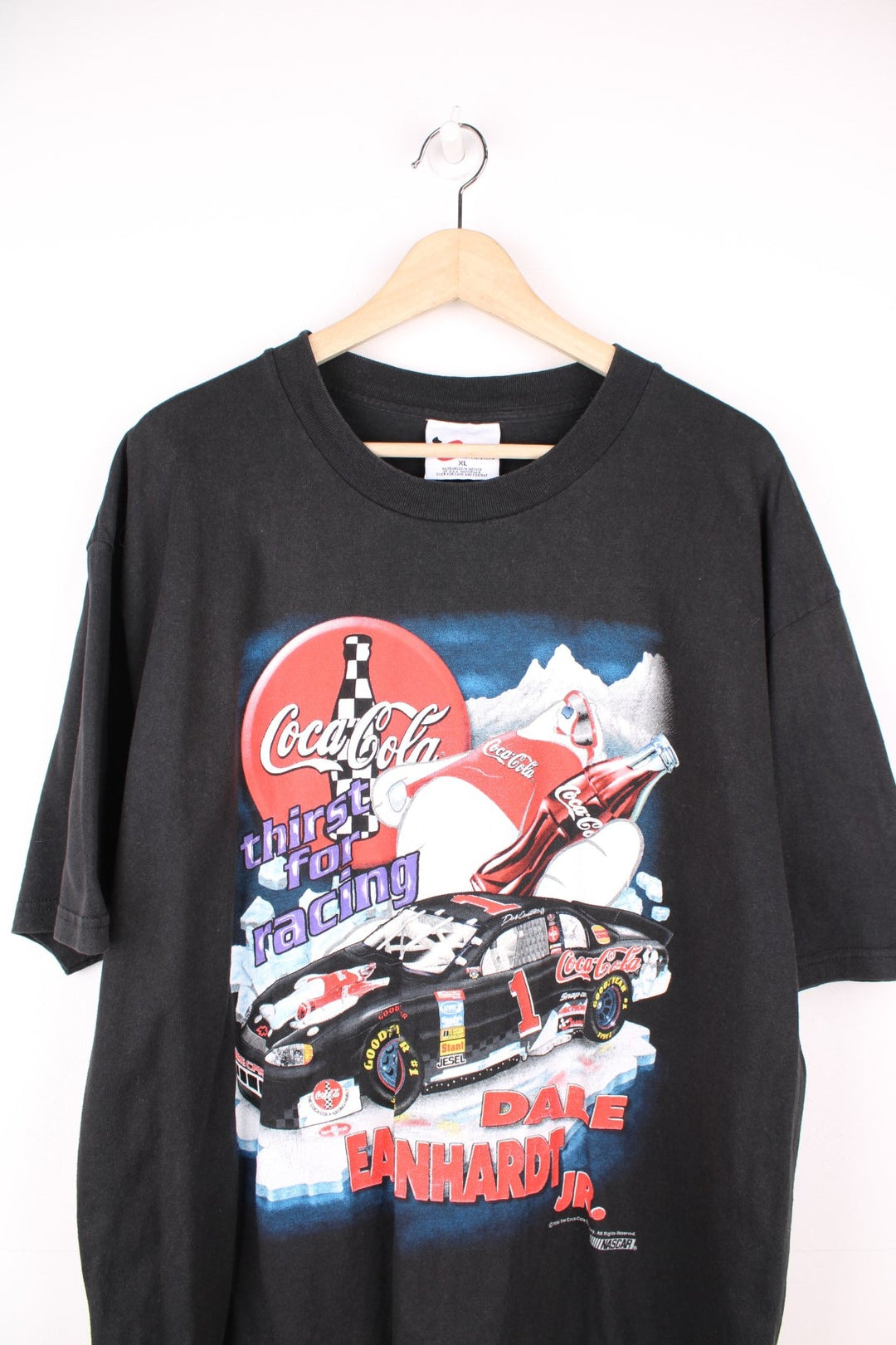 Vintage 1998, Dale Earnhardt Jr, Coca Cola "thirst for racing" T-Shirt.