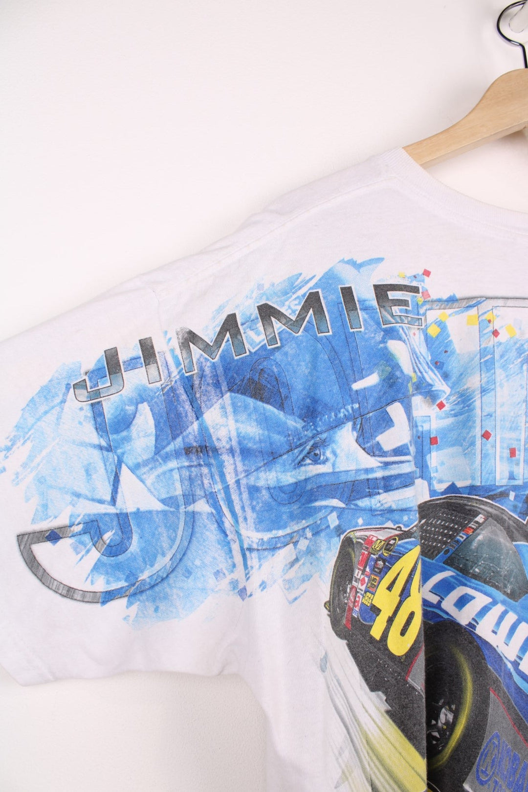 Vintage 2009 Nascar Sprint Cup Series Champion Jimmie Johnson T-Shirt. 