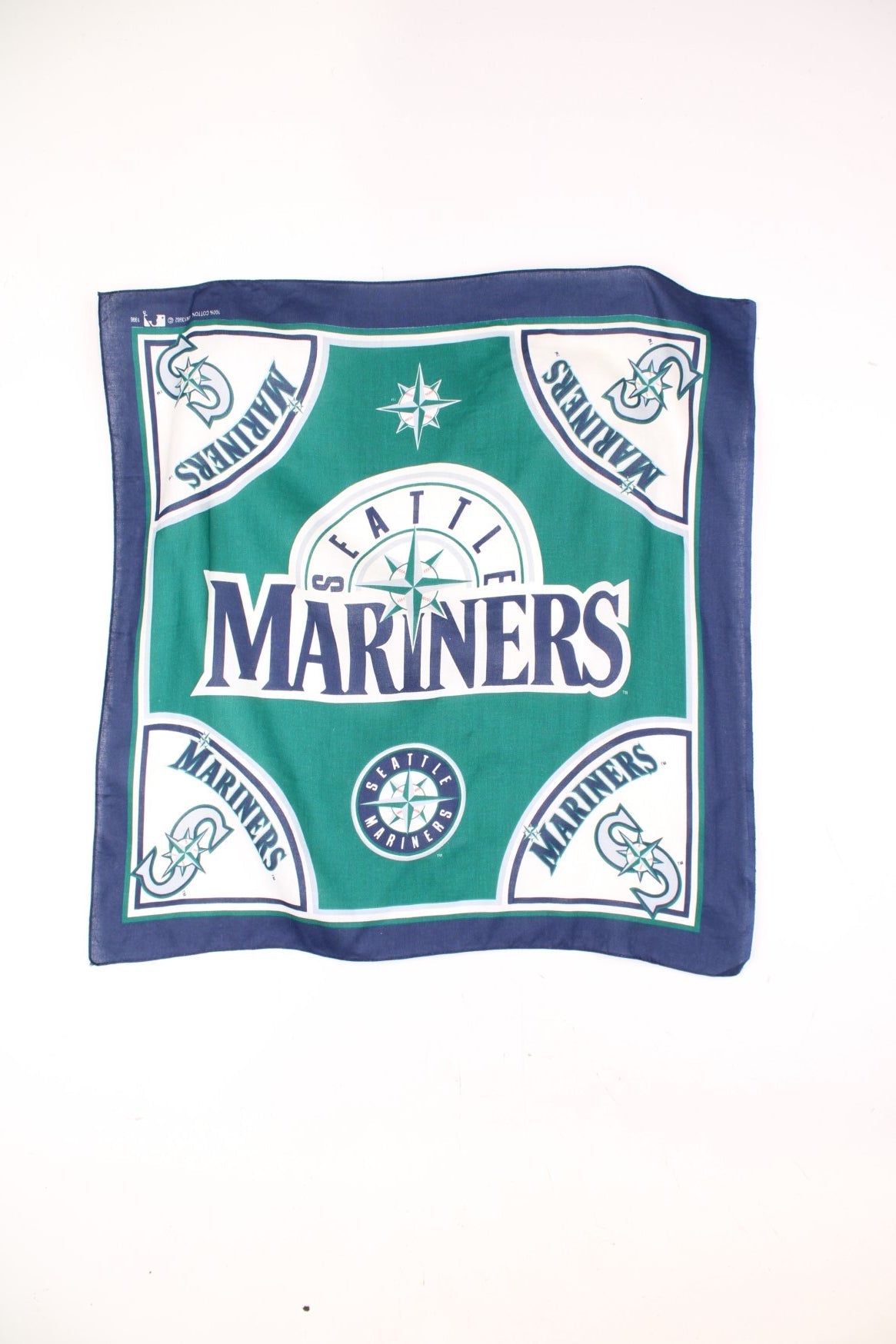 Seattle Mariners 1986 100% cotton printed bandana 