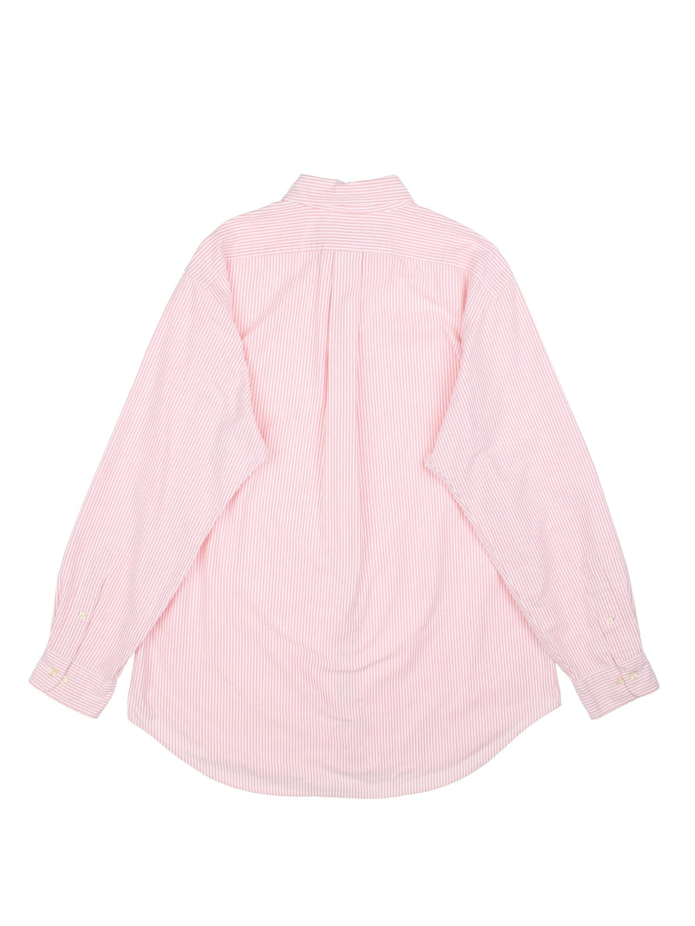 Ralph Lauren Shirt in a pink colourway, button up with the logo embroidered on the front.