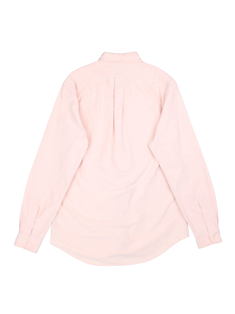 Ralph Lauren button-down shirt pale pink with a small embroidered logo on the chest.