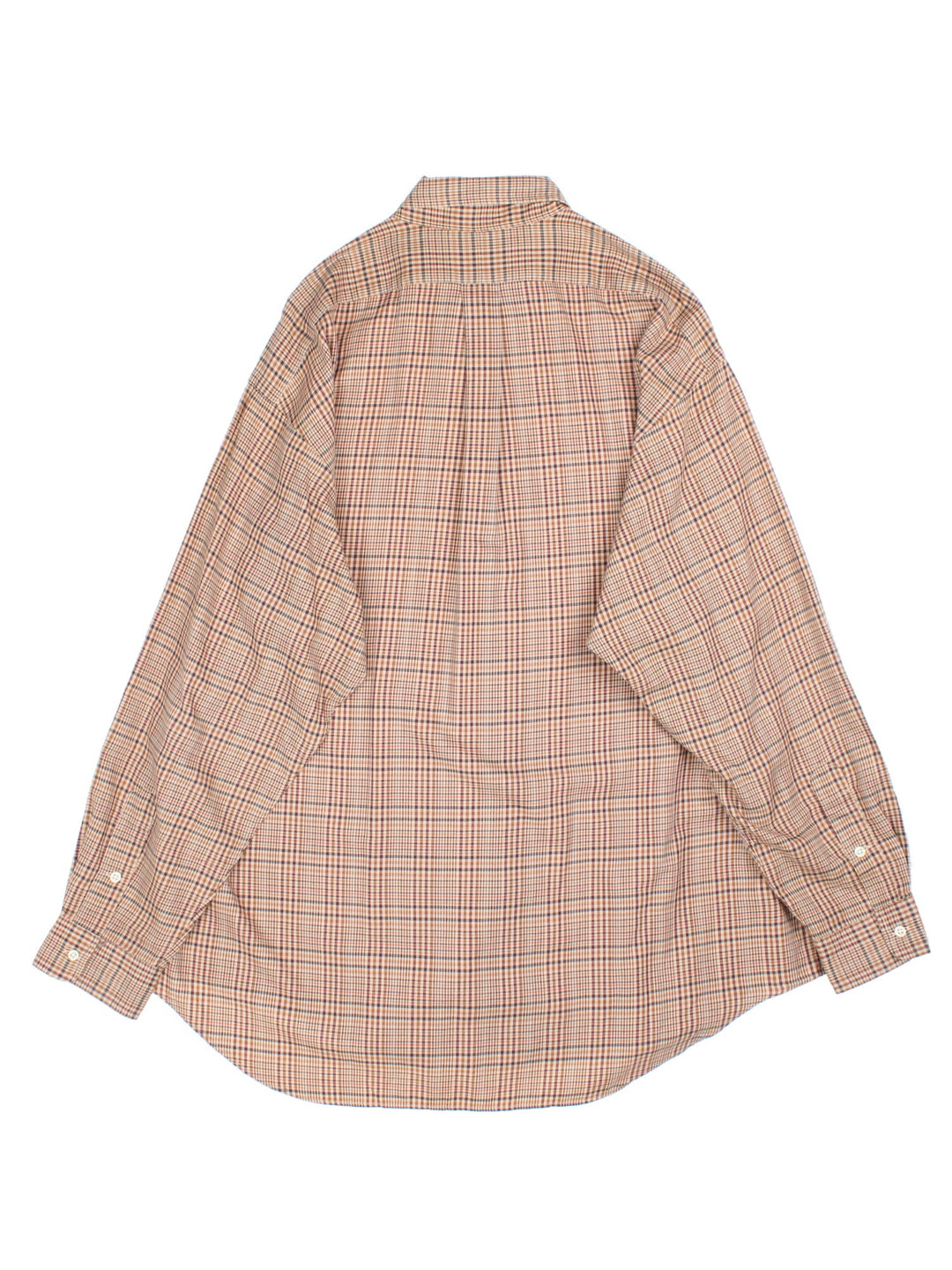 Ralph Lauren Shirt in a brown multi checked colourway, button up with the logo embroidered on the front.