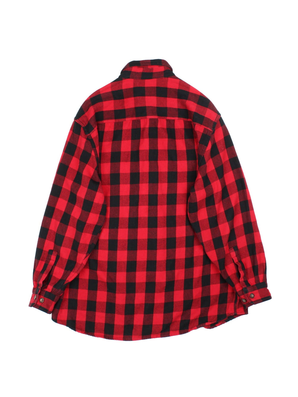 Woolrich Shirt in a red colourway, with black checks. Button up with front patch pockets.