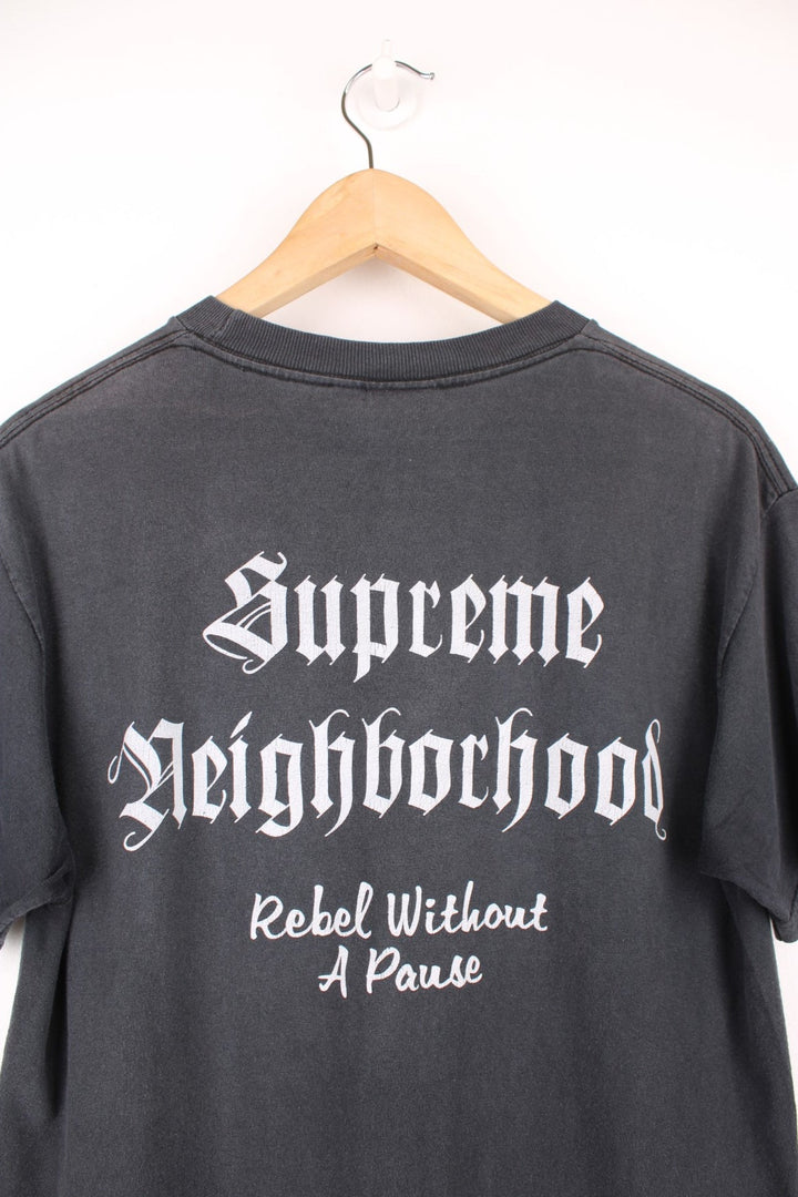 Supreme X Neighborhood Box Logo Pirate Skull T-Shirt.