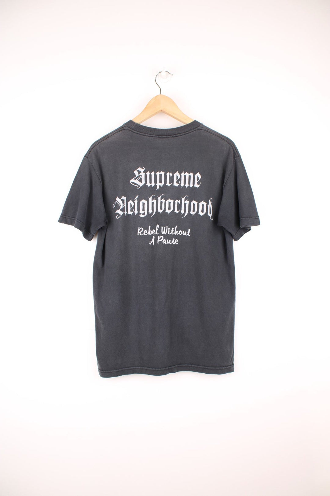 Supreme X Neighborhood Box Logo Pirate Skull T-Shirt.