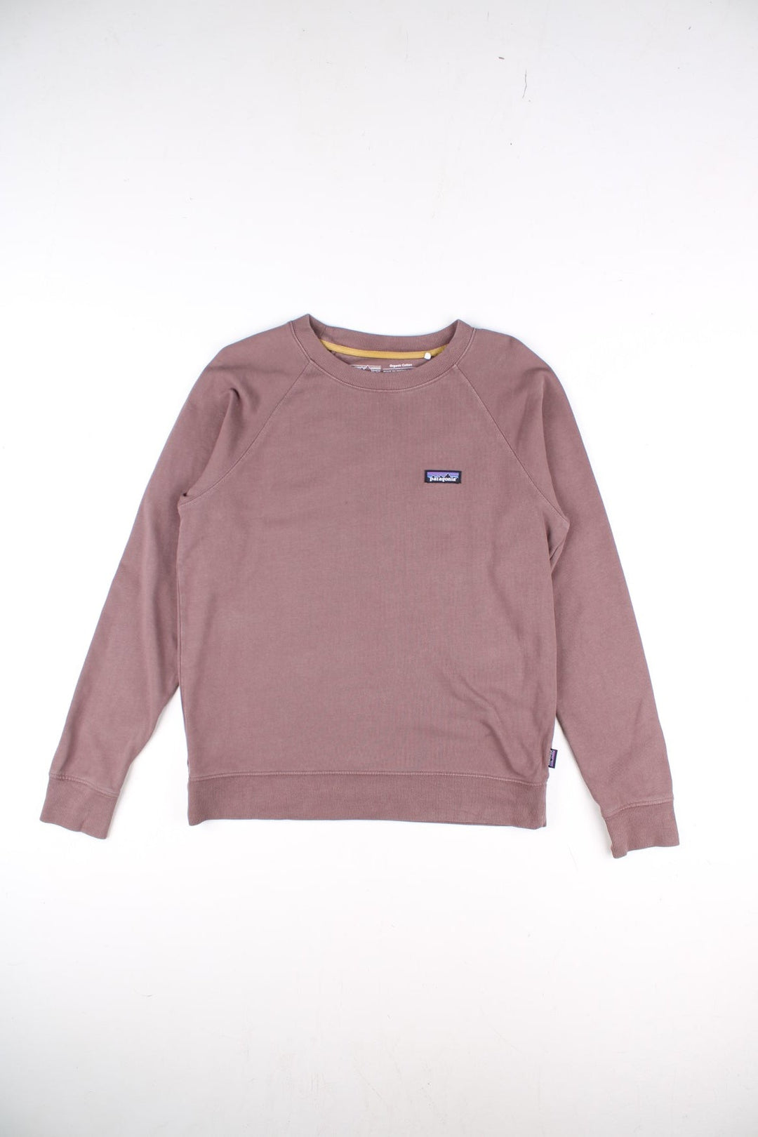 Patagonia Sweatshirt in a red colourway with small classic logo on the front.