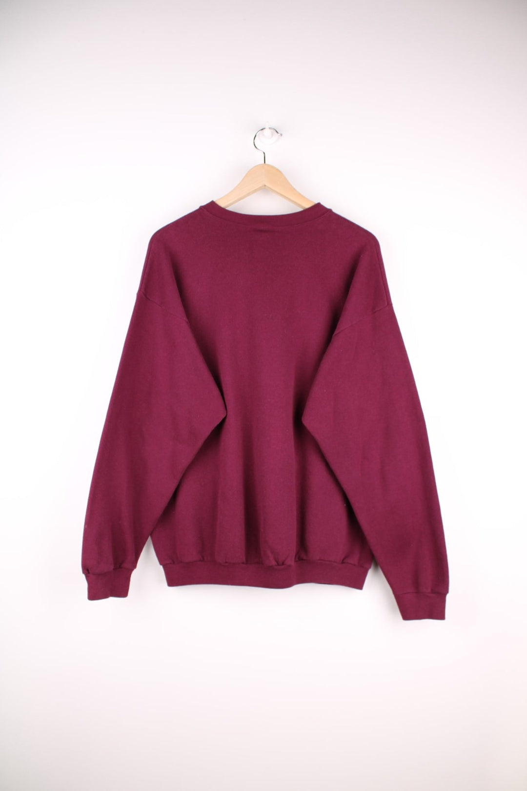 Disney Mickey Unlimited graphic Mickey Mouse sweatshirt in burgundy. 