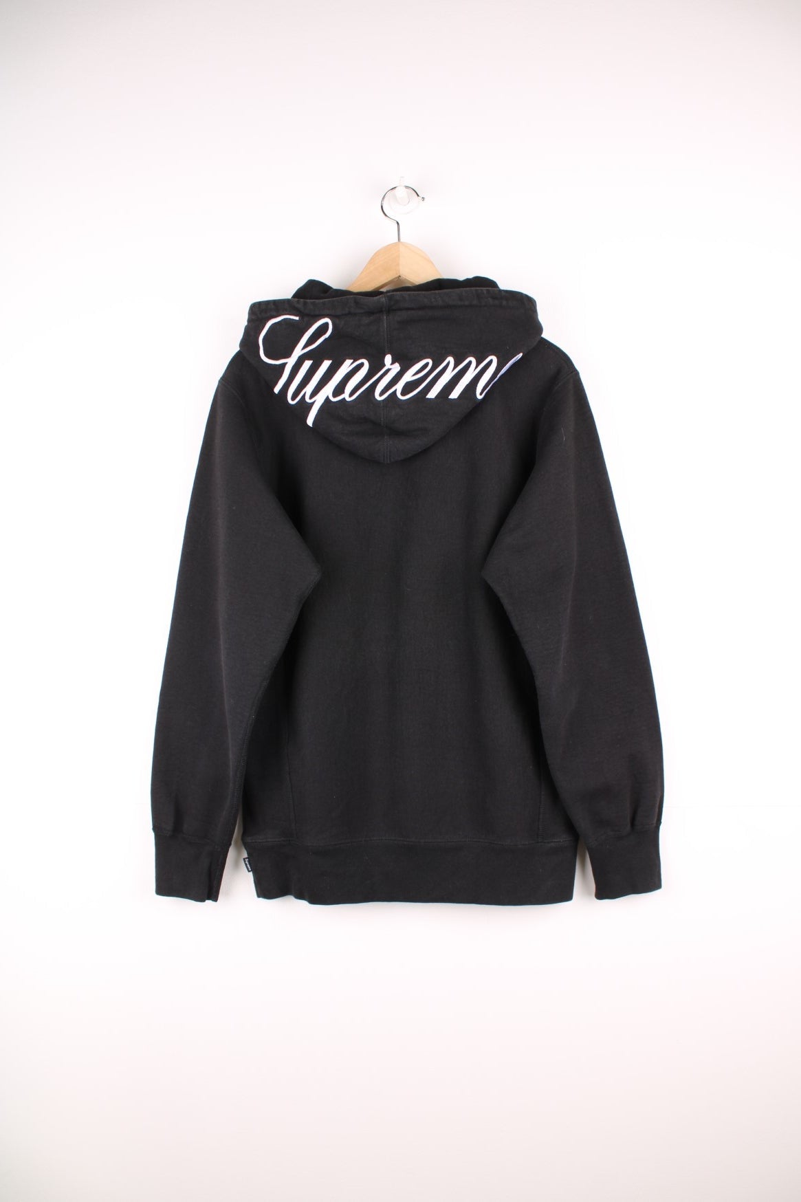 All black supreme hoodie online