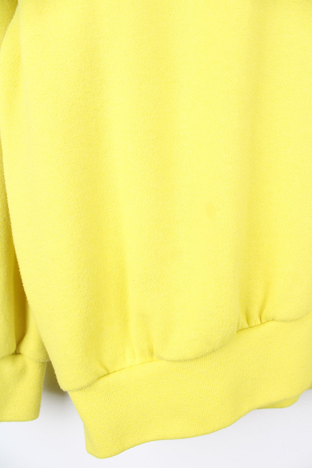 Vintage Reebok x Liverpool F.C bright yellow crewneck sweatshirt, features spell-out logo and embroidered badges