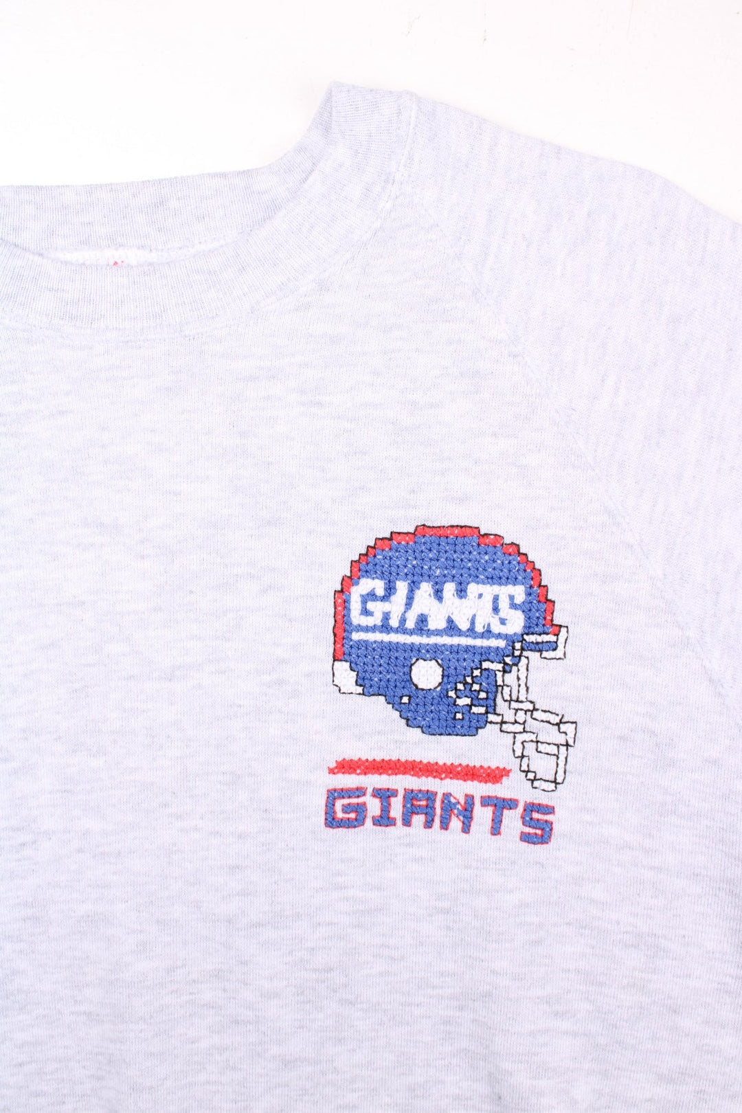 New York Giants Cross Stitched Sweatshirt