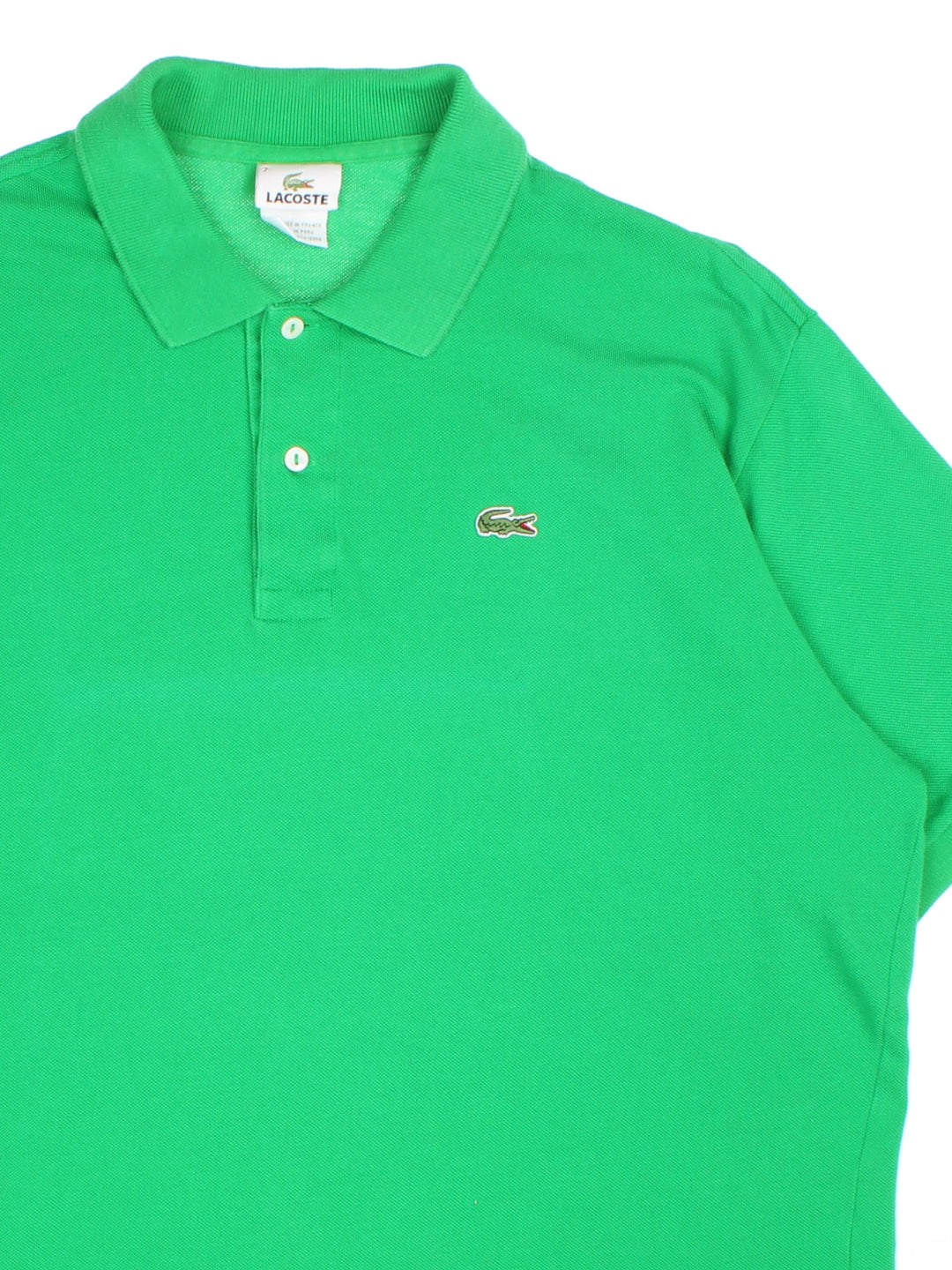 Lacoste Classic Polo Shirt in a green colourway with the classic logo on the front..