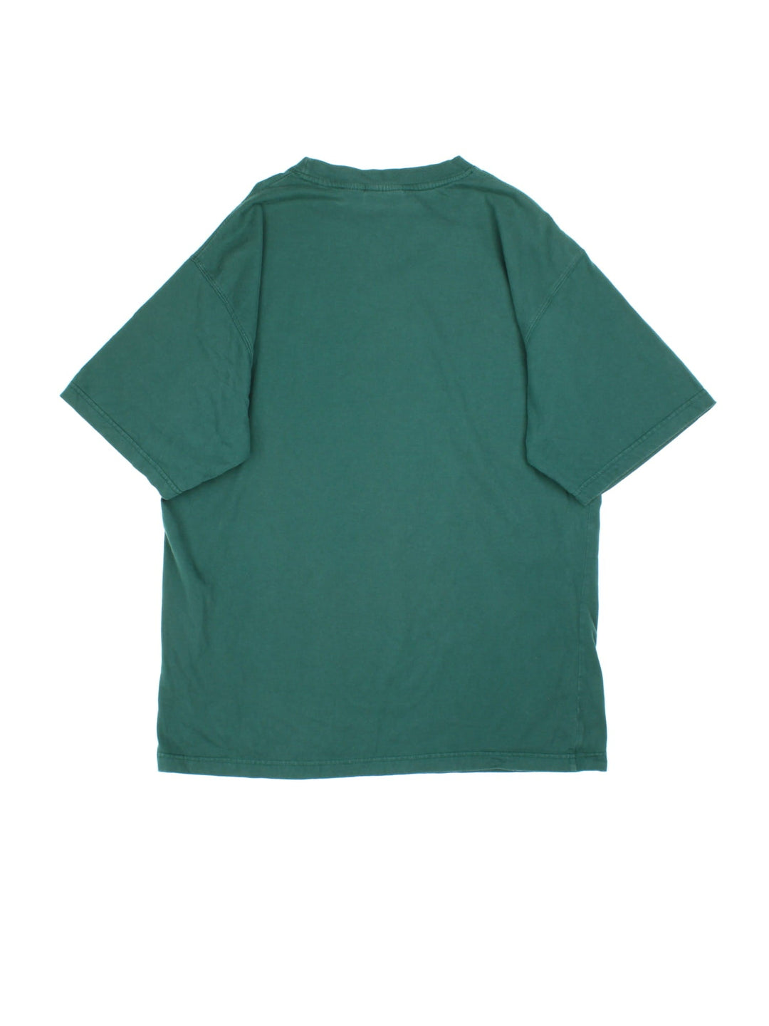 Vintage Reebok T-shirt in a green colourway, logo embroidered on front.