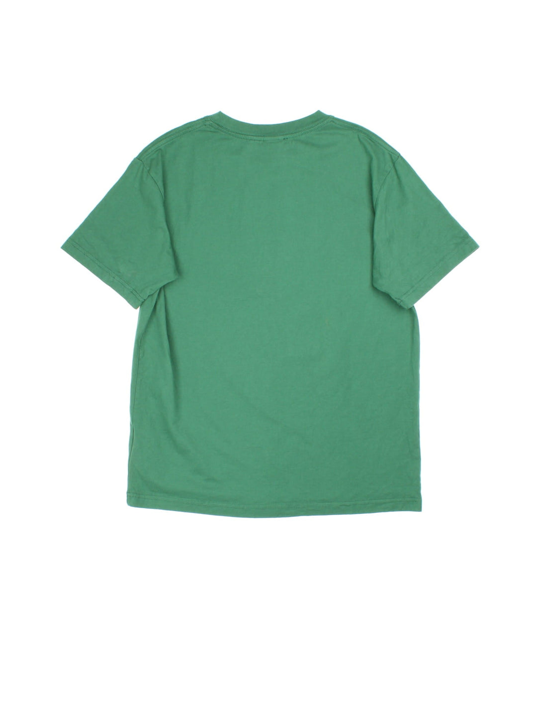 Vintage Nike x Stussy T-shirt in a green colourway, branding printed on front.