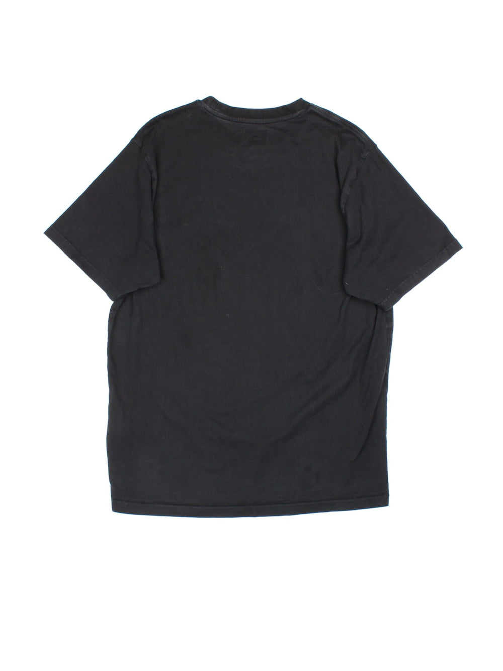 Vintage Supreme T-shirt in a black colourway, embroidered logo patch on front.