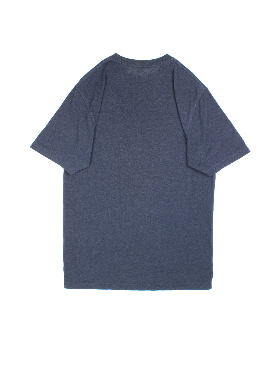 Carhartt T-Shirt in a blue colourway with pocket and small logo on the front.