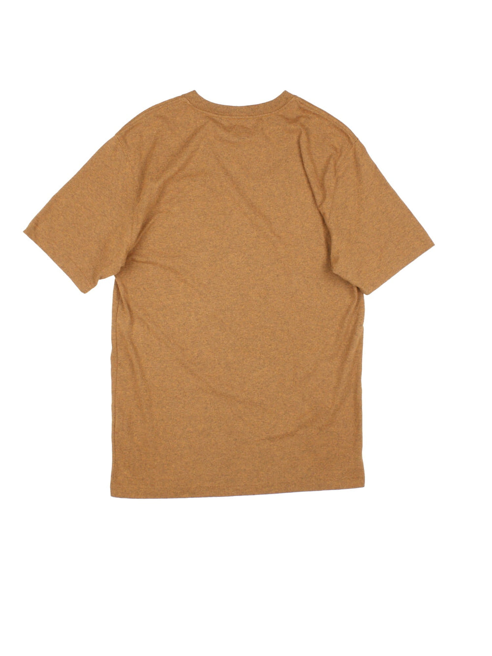 Carhartt Pocket T-Shirt in a brown colourway, has a chest pocket with the logo embroidered on the front.