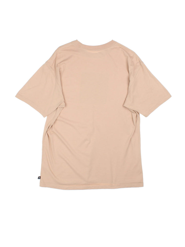 Vintage Nike SB T-Shirt in tan with flower graphic printed on the front.